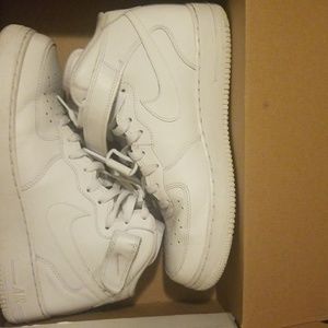 Air force 1 mids all white, Air force 1 low black